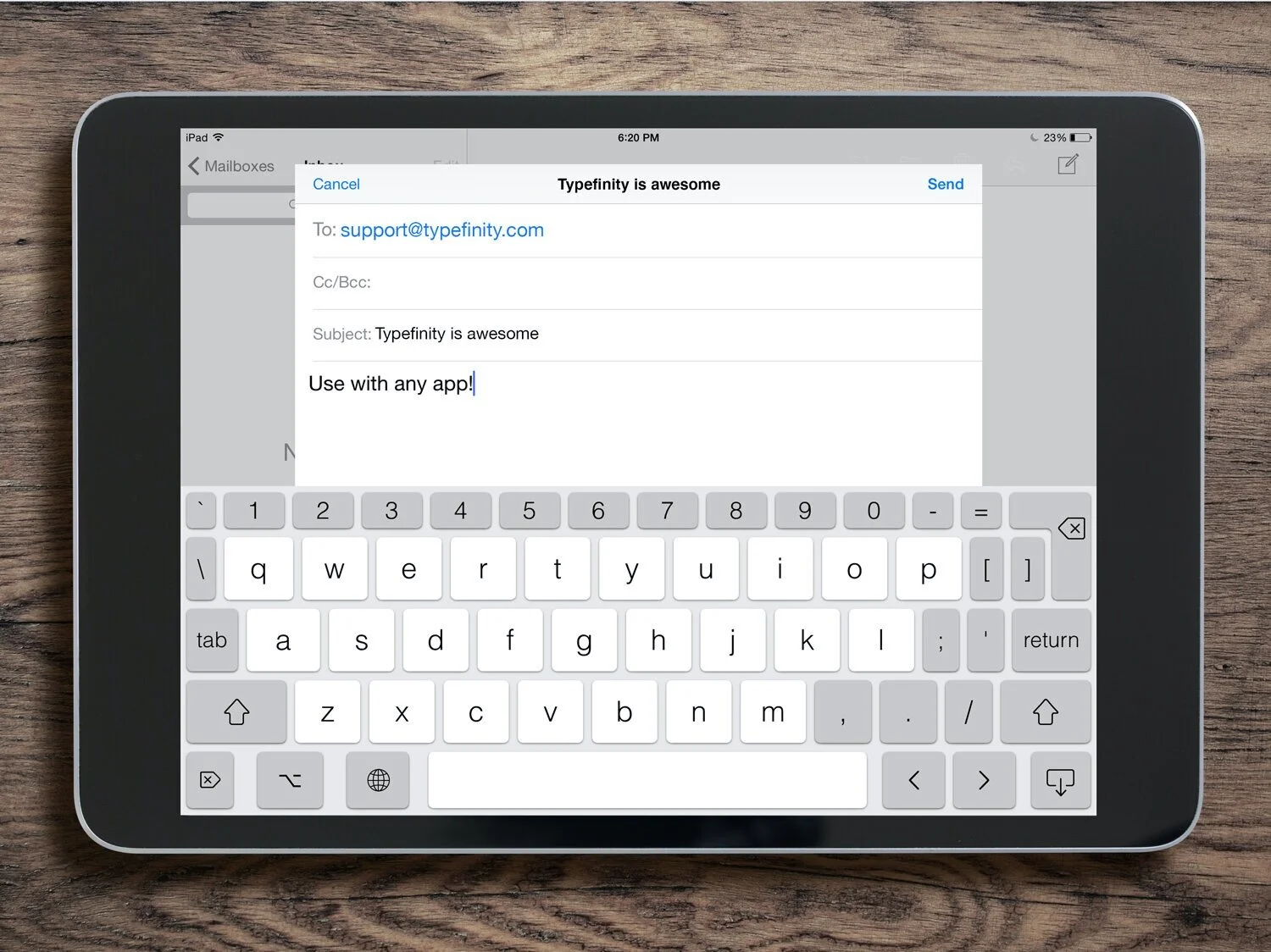 Enjoy faster, more precise typing without toggling between keyboard screens to reach number, punctuation, and symbol keys.