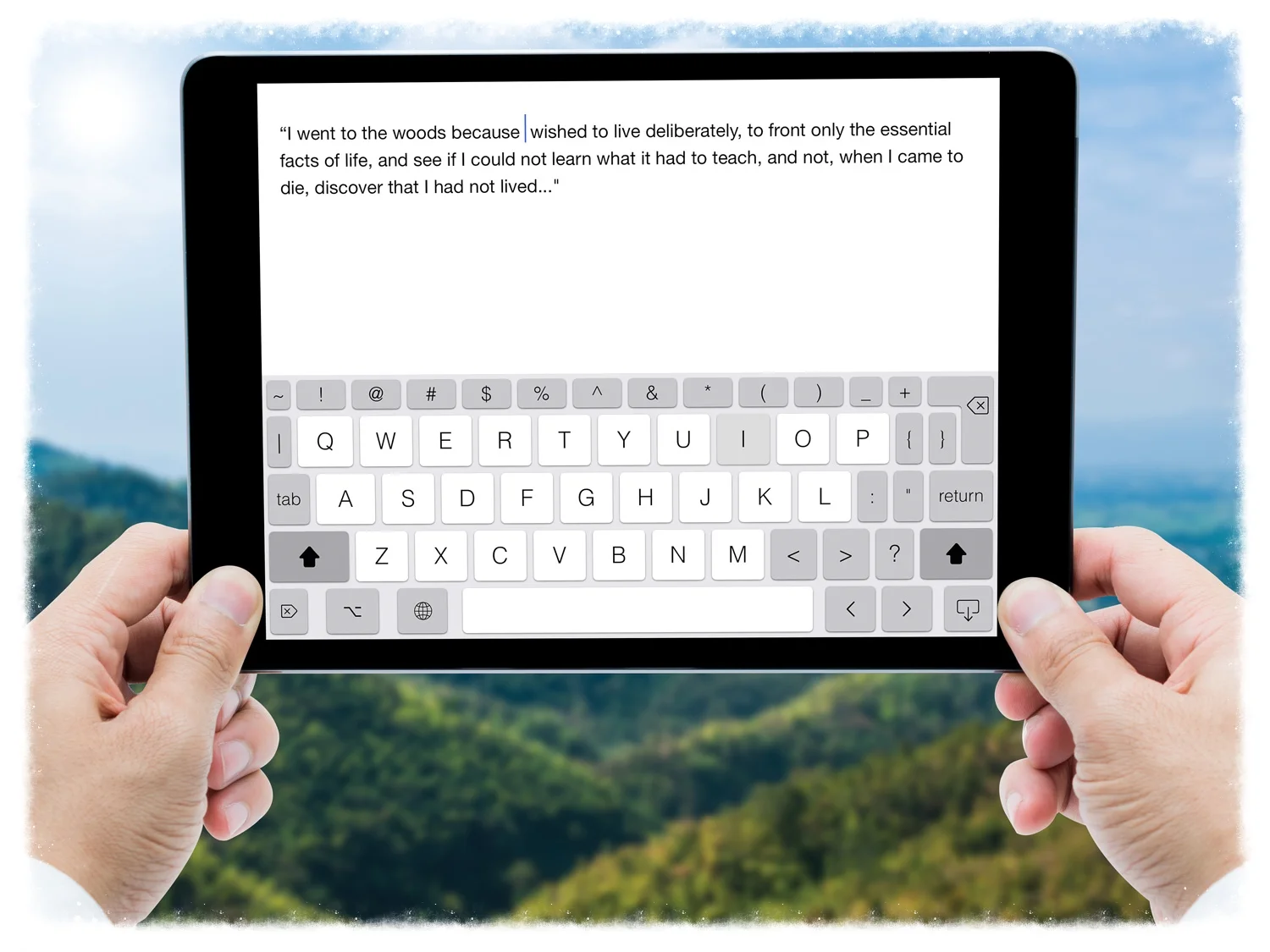 Make the most of your iPad or iPhone and increase your productivity with Typefinity.